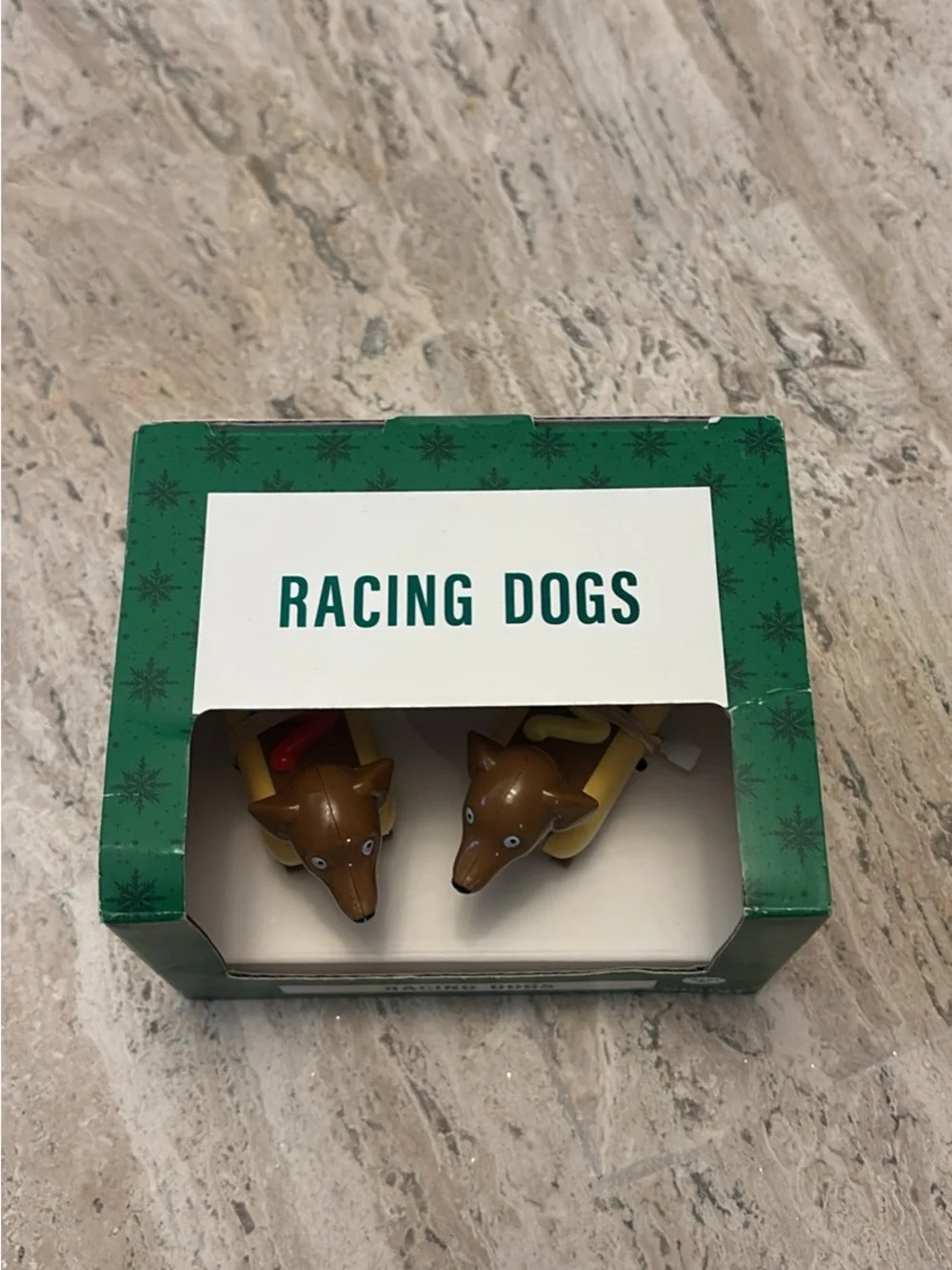 Racing Dogs Wind-Up Toy Set - Brown & Yellow, 2 Count